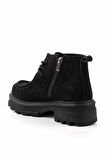 Siyah Süet  Kadın Bot & Bootie K02179745202
