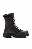 Mat Siyah Paraşüt  Kadın Bot & Bootie K02179144767