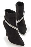 Siyah Süet   Kadın Bot & Bootie K02189572602