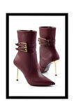 Bordo   Kadın Bot & Bootie K02209032509