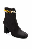 Siyah Süet  Kadın Bot & Bootie K02209042002