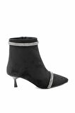 Bambi Siyah Süet  Kadın Bot & Bootie K02209421002
