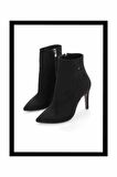 Siyah Süet  Kadın Bot & Bootie K02204500102