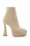 Bej Süet  Kadın Bot & Bootie K02204500202