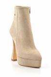 Bej Süet  Kadın Bot & Bootie K02204500202