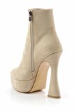 Bej Süet  Kadın Bot & Bootie K02204500202