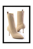 Bej Triko  Kadın Bot & Bootie K02209033082