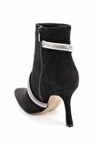 Bambi Siyah Süet  Kadın Bot & Bootie K02211572602