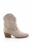 Bej Süet  Kadın Bot & Bootie K02217100902