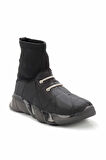 Siyah Paraşüt  Kadın Bot & Bootie K02212010667