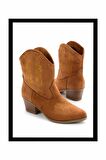Taba Süet  Kadın Bot & Bootie K02217100902