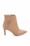Bambi Vizon Süet  Kadın Bot & Bootie K02226111202