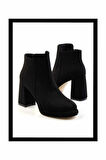 Siyah Süet   Kadın Bot & Bootie K02231432002