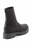 Bambi Siyah Triko  Kadın Bot & Bootie K02246150382