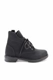 Bambi Siyah Nubuk  Kadın Bot & Bootie K02250058001