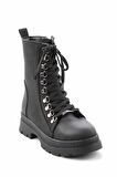 Bambi Siyah Nubuk  Kadın Bot & Bootie K02254283101