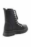Bambi Siyah Nubuk  Kadın Bot & Bootie K02254283101