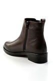 Kahve Hakiki Deri Kadın Bot & Bootie K02286011103
