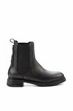 Siyah Leather Kadın Bot & Bootie K02379013143
