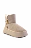 Bej Süet  Kadın Bot & Bootie K02394012402