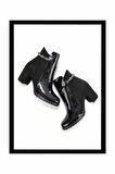 Siyah Siyah Süet  Kadın Bot & Bootie K02404016508