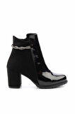 Siyah Siyah Süet  Kadın Bot & Bootie K02404016508