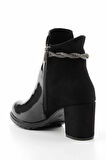 Siyah Siyah Süet  Kadın Bot & Bootie K02404016508
