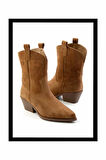 Camel Süet Hakiki Deri Kadın Bot & Bootie K02415017502