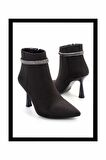Siyah Süet  Kadın Bot & Bootie K02428308002