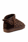 Kahve Leopar Leather Kadın Bot & Bootie K02422008001