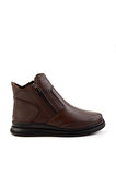 Kahve Hakiki Deri Kadın Bot & Bootie K02462040203