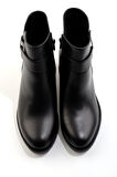 Siyah Hakiki Deri Kadın Bot & Bootie K02531207303