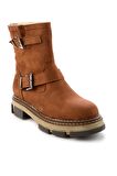Bambi Taba Süet  Kadın Bot & Bootie K02538557802