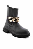 Bambi Mat Siyah  Kadın Bot & Bootie K02538036709