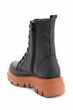 Bambi Mat Siyah Taba  Kadın Bot & Bootie K02538014409