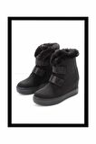 Siyah Süet  Kadın Bot & Bootie K02566041502