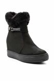 Siyah Süet  Kadın Bot & Bootie K02566044002