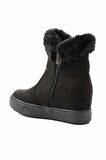 Siyah Süet  Kadın Bot & Bootie K02566044002