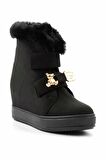 Siyah Süet  Kadın Bot & Bootie K02566415002