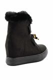 Siyah Süet  Kadın Bot & Bootie K02566415002