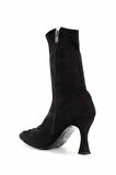 Bambi Siyah Süet  Kadın Bot & Bootie K02575211602