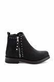 Siyah Nubuk  Kadın Bot & Bootie K02578300401