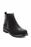 Siyah Nubuk  Kadın Bot & Bootie K02578300401