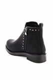 Siyah Nubuk  Kadın Bot & Bootie K02578300401
