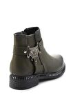 Bambi Yesil Nubuk  Kadın Bot & Bootie K02578040301