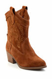 Taba Süet Hakiki Deri Kadın Bot & Bootie K02586888902