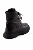 Mat Siyah Anorak  Kadın Bot & Bootie K02586231285