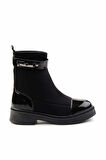 Siyah Streç  Kadın Bot & Bootie K02643085017