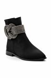 Siyah Süet   Kadın Bot & Bootie K02666301302