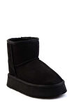 Siyah Süet  Kadın Bot & Bootie K02665703502
